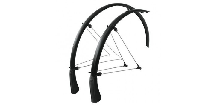 JUEGO DE GUARDABARROS SKS BLUEMELS 28 35 MM NEGRO MATE