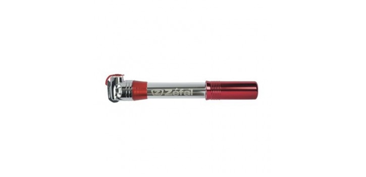 MINI ZEFAL MTB Z CROSS ALUMINIO PLATA/ROJO
