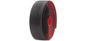 JUEGO DE CINTA COMET VELO PU DIAMOND GEL - SUPER ANTIDESLIZANTE - NEGRO/ROJO
