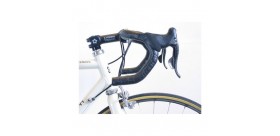 JUEGO DE CINTA BIKE RIBBON CARBONO CON TAPONES NEGRO