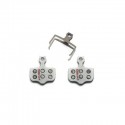 PEDALES COMET V.P. MTB ALUMINIO PLATA