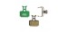 JUEGO DE PASTILLAS COMET ORGANICAS SWISSSTOP FORMULA R1 RACING,T1,R1
