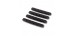 KIT 4 ZAPATAS COMET RX  NEGRO  ALUMINIO