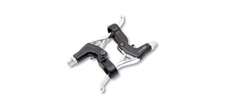 PAR MANETAS COMET SACCON FRENO -V- BRAKE PLATA