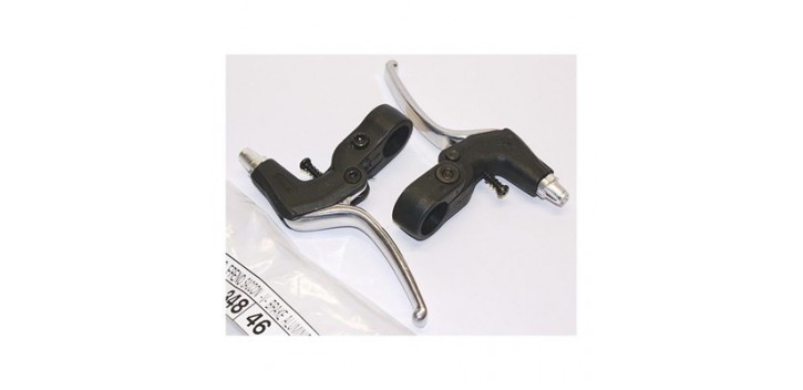 PAR MANETAS FRENO COMET SACCON -V- BRAKE ALUMINIO