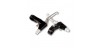 PAR MANETAS COMET TEKTRO 3 DEDOS MTB PLATA