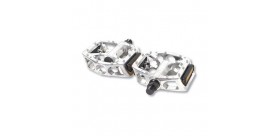 PEDALES COMET V.P. BMX ALUMINIO PLATA