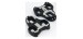 JUEGO DE CALAS COMET ROTO LOOK KEO GRIP NEGRA FIJA