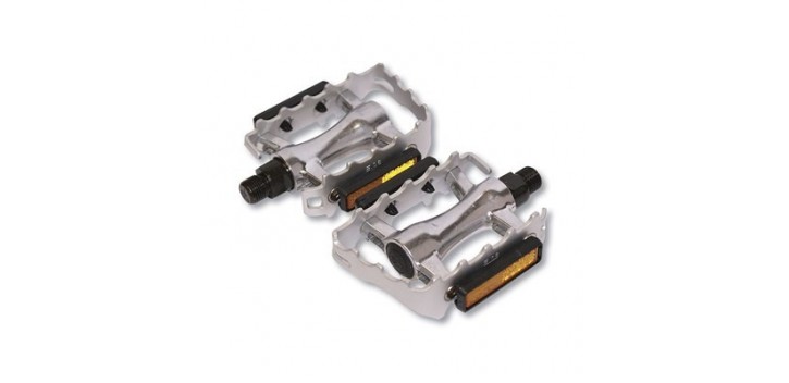 PEDALES COMET V.P. MTB ALUMINIO PLATA
