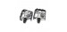 PEDALES COMET VP-X93 MIXTO BIO CLEAT PLATA