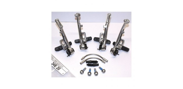 JUEGO DE FRENOS COMET -V- BRAKE SACCON PLATA