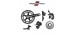 JUEGO DE FRENOS COMET RECORD SKELETON DUAL 2015