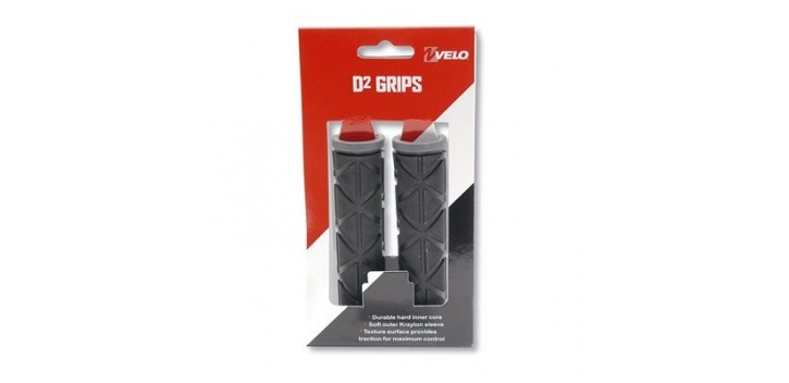JUEGO DE PUÑOS COMET VELO D2 L-122.3 MM NEGRO/GRIS