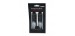 JUEGO DE PUÑOS VELO COMET D2 L-125 MM TRANSPARENT/NEGRO
