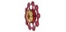 JOCKEY WHEEL KCNC ROJO